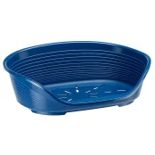 Пластиковый лежак Ferplast Siesta Deluxe 10 Blue с антискользящим покрытием, 93.5×68.5×28.5 см