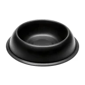Ferplast Mira KC 76 Bowl Black металлическая окрашенная миска для собак и кошек, черная, 25,5 см