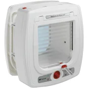 Ferplast Swing Microchip двері з мікрочіпом білі, 22.5x16.2x25.2 см