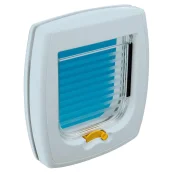 Ferplast Swing 1 Super Basic White дверцята для собак і кішок біла, 21,5x5x24 см