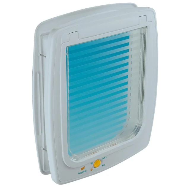 Ferplast Swing 15 Tunnel White дверцята для собак і кішок біла, 41,2x9,6x48,2 см