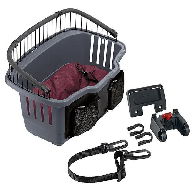 Переноска Ferplast Carrier Atlas Bike 10 Rapid для кошек и собак, серая, 41×31×31 см