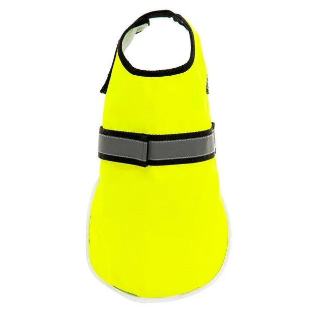 Світиться жилет-попона Ferplast Radius 60 Extra Large Coat LED для собак, водонепроникний, жовта, 60 см
