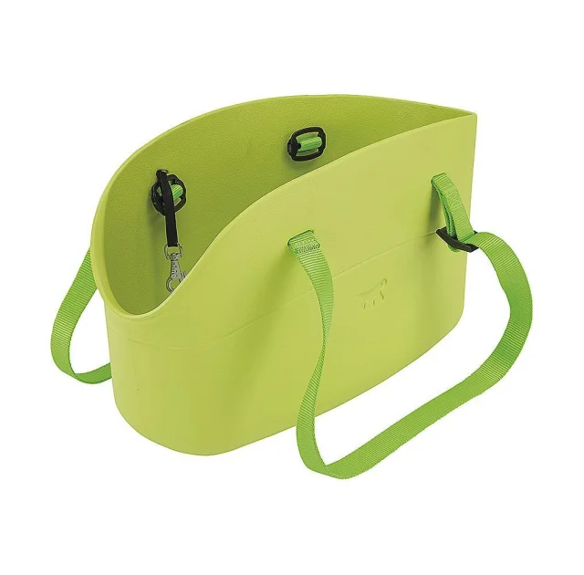 Сумка-переноска Ferplast With-Me Bag Small Green для мелких собак, салатовая, 35×14×22 см
