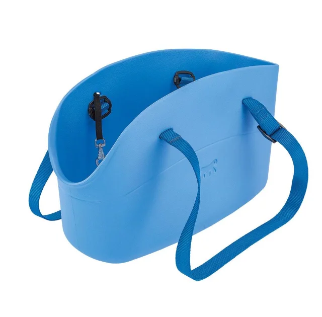 Сумка-переноска Ferplast With-Me Bag Blue для мелких собак до 8 кг, голубая, 43.5×21.5×27 см