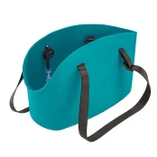 Сумка-переноска Ferplast With-Me Bag Sea для мелких собак до 8 кг, бирюзовая, 43.5×21.5×27 см