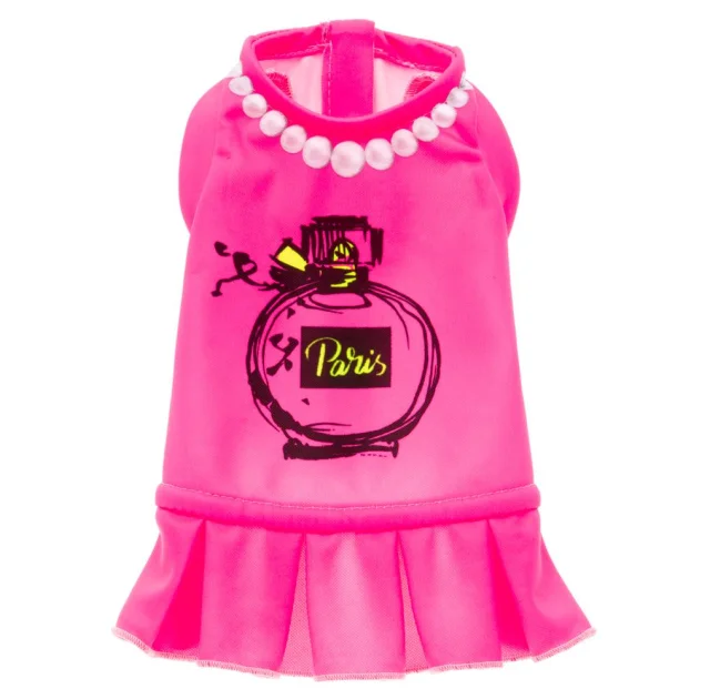 Футболка Ferplast Paris TG Dress для собак, розмір S, рожеве, 21 см