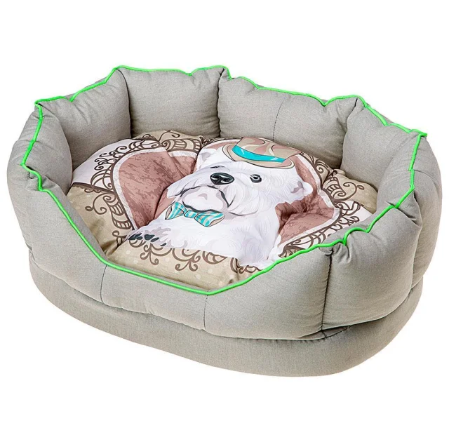 Лежанка из синтетической ткани Ferplast Fiore 50 Bedding Sir Dog, 45×35×17 см