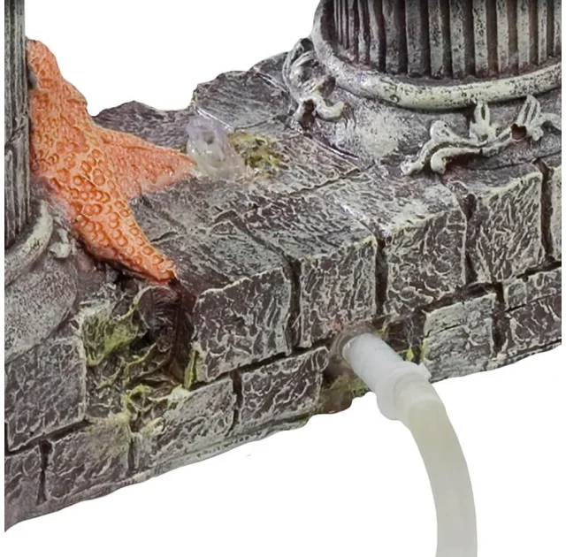 Декорація з поліуретану Ferplast BLU 9127 Column with Angle для з'єднання з компресором Airfizz