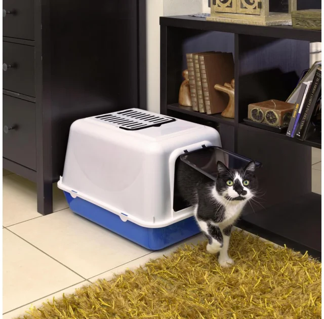 Туалет для котов Ferplast Clear Cat 20 закрытый