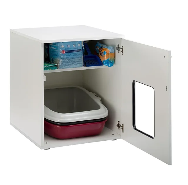 Деревянная тумба Ferplast Cat Cabinet для туалета и аксессуаров
