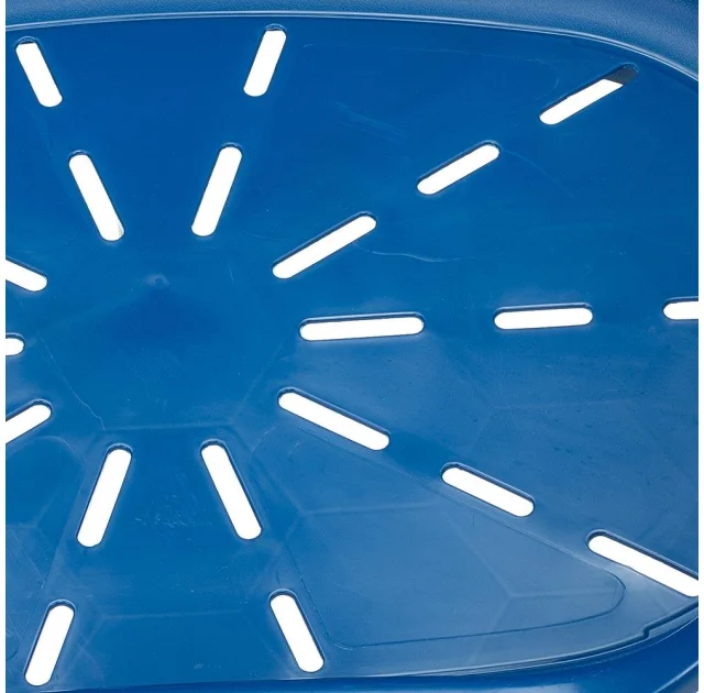 Пластиковий лежак Ferplast Siesta Deluxe 4 Blue з антиковзаючим покриттям, 61.5×45×21.5 см