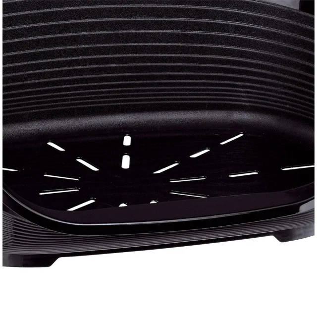 Пластиковий лежак Ferplast Siesta Deluxe 4 Black з антиковзаючим покриттям, 61.5×45×21.5 см