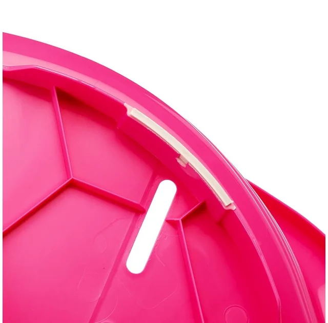 Пластиковый лежак Ferplast Siesta Deluxe 6 Pink с антискользящим покрытием, 70.5×52×23.5 см