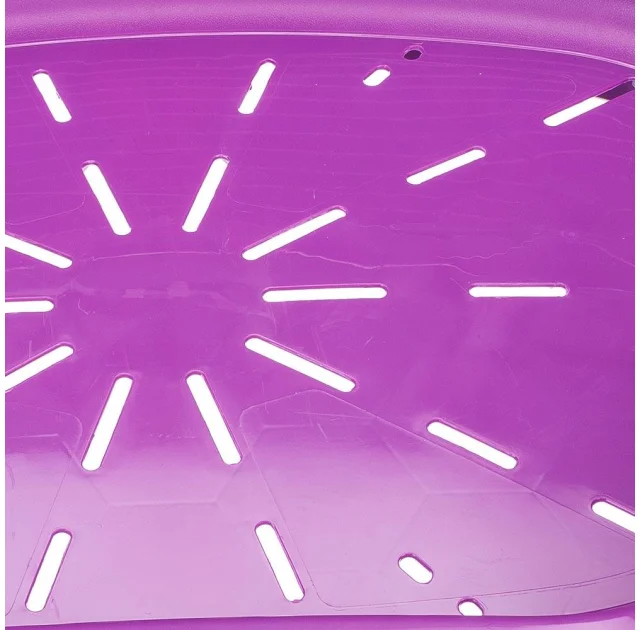 Пластиковий лежак Ferplast Siesta Deluxe 12 Violet з антиковзаючим покриттям, 111×80.5×33.5 см