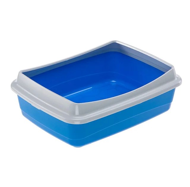 Відкритий туалет Ferplast Litter Tray NIP PLUS 10 для кішок з фіксатором гігієнічного мішка, 47x36x15,5 см