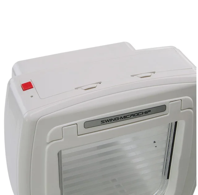 Ferplast Swing Microchip двері з мікрочіпом білі, 22.5x16.2x25.2 см