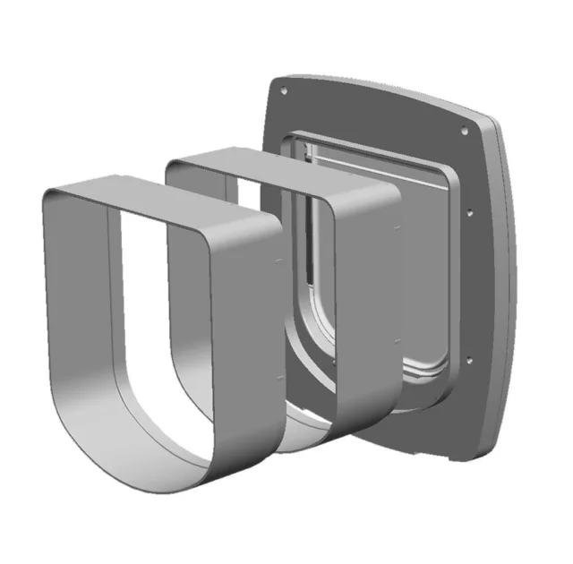 Ferplast Extension Swing 1 White модульний розширювальний тунель для дверей Swing білий, 15,5x5x16 см