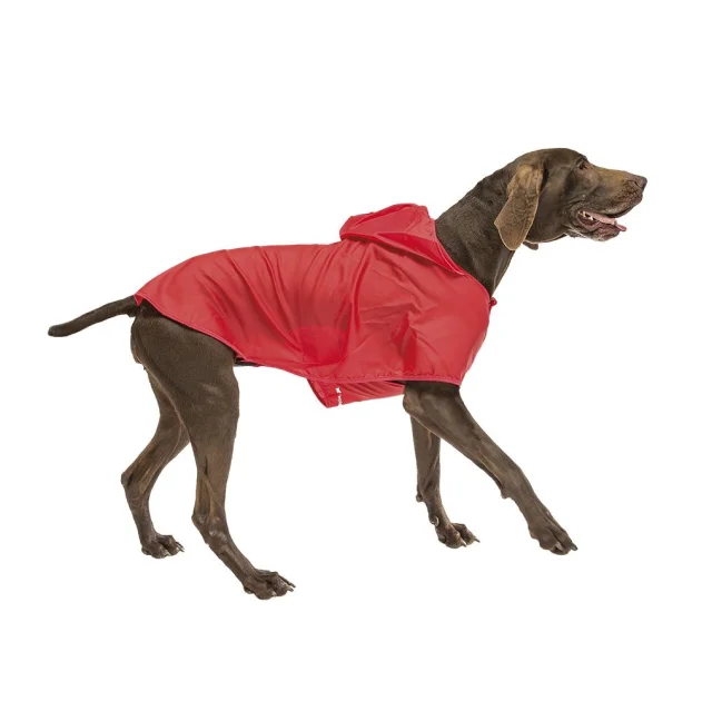 Плащ-дощовик Ferplast Sailor Red TG 47 для собак, червоний, 47 см