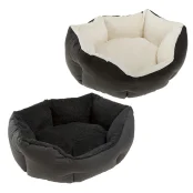 Мягкий лежак Ferplast Domino Deluxe 50 для кошек и собак, 55×45×26 см