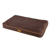 Подушка из прочного материала Ferplast Polo 80 Cushion Brown для собак, коричневая, 80×50×8 см