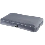 Подушка из прочного материала Ferplast Polo 80 Cushion Grey для собак, серая, 80×50×8 см