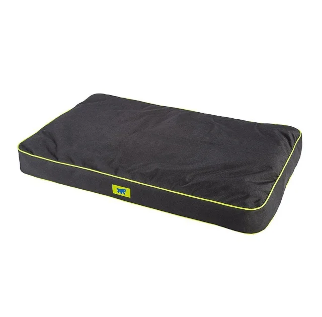 Подушка из прочного материала Ferplast Polo 95 Cushion Black для собак, чёрная, 95×60×8 см
