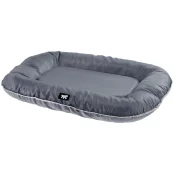 Подушка с бортиками Ferplast Oscar 100 Cushion Grey для собак, прочная ткань, серая, 100×70×12 см