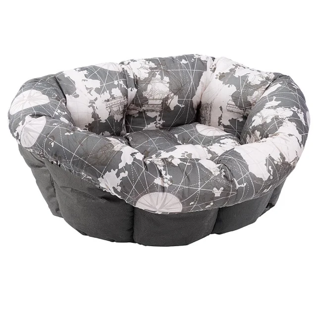 Подушка к лежанке Ferplast Spare Sofa Triangle 2 для кошек и собак, с принтом, 43×31 см