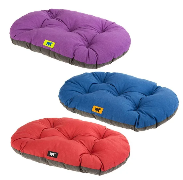 Подушка-подстилка Ferplast Relax 100/12 Purple-Blue-Red для кошек и собак, 100×63 см