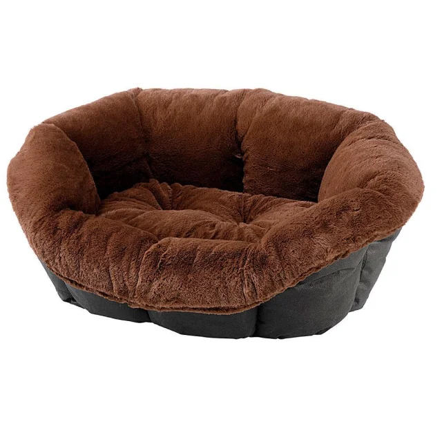 Подушка Ferplast Spare Sofa 10 Soft к лежанке Sofa для кошек и собак, коричневый, 84×60 см