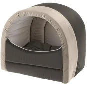 Бархатный дом Ferplast Majesty 20 House Grey-Beige для кошек, 20×32×29 см