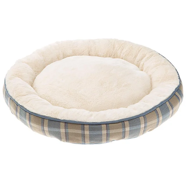 Матрац Ferplast Lagoon 60 Blue Dogbed з екологічно чистого хутра для собак і котів, 60×12 см