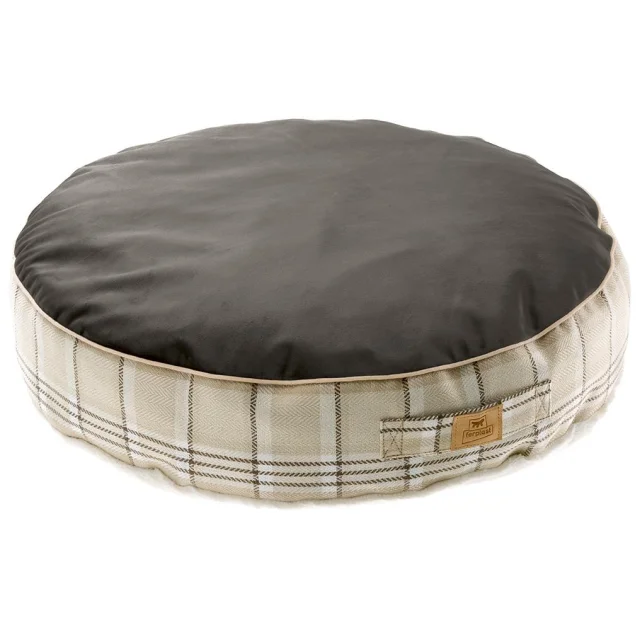 Двостороння подушка Ferplast Livingston 60 Cushion Brown для котів і собак, 60×15 см