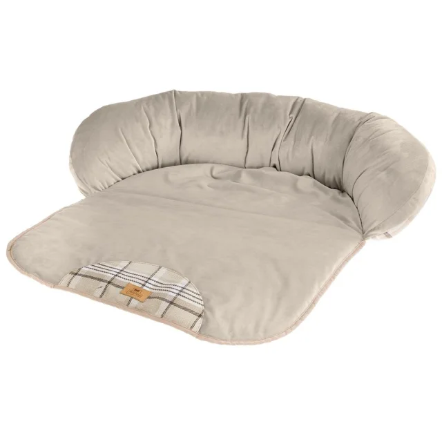 Диван с дополнительной зоной отдыха Ferplast Dundee Bedding Beige для собак, 65×85×17 см