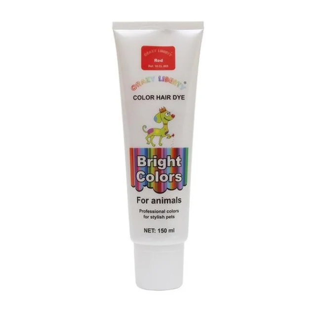 Фарба для вовни Crazy Liberty Color Hair Dye 150 мл. Red.