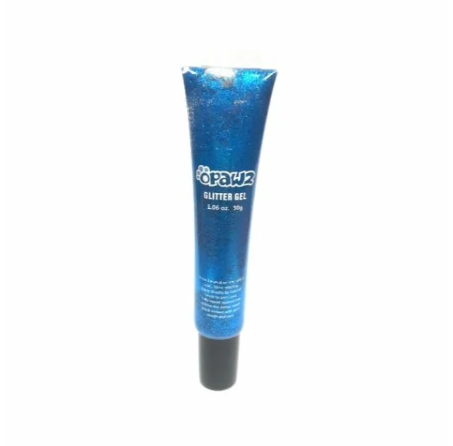 Гель с блестками для шерсти Opawz Pet Glitter Gel Blue  30 мл