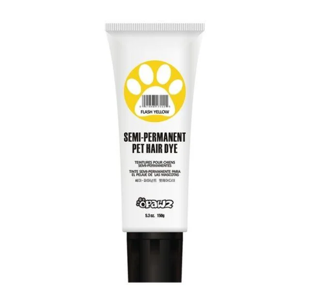 Краска для шерсти Opawz Semi-permanent Hair Dye Flash Yellow 150 мл