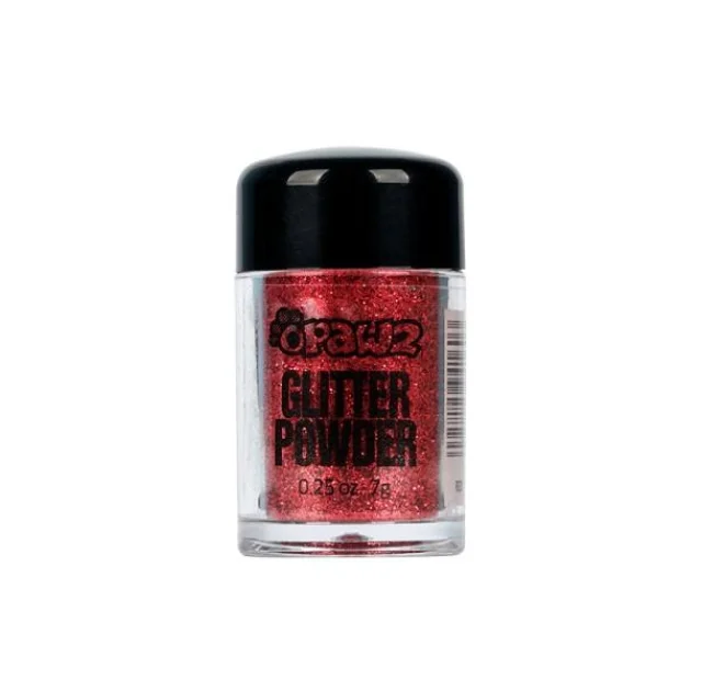 Порошок-блестки для шерсти Opawz Glitter Powder Red  8 мл