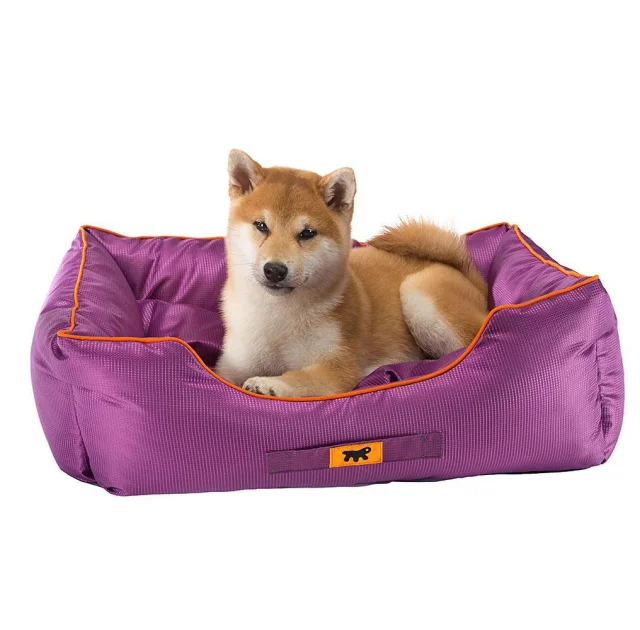 М'який диван Ferplast Jazzy 80 Bedding Purple для собак, фіолетовий, 78×56×22 см