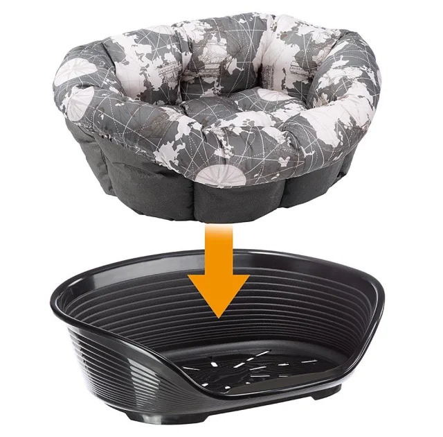 Подушка до лежанки Ferplast Spare Sofa Triangle 4 для котів і собак, з принтом, 54×39 см