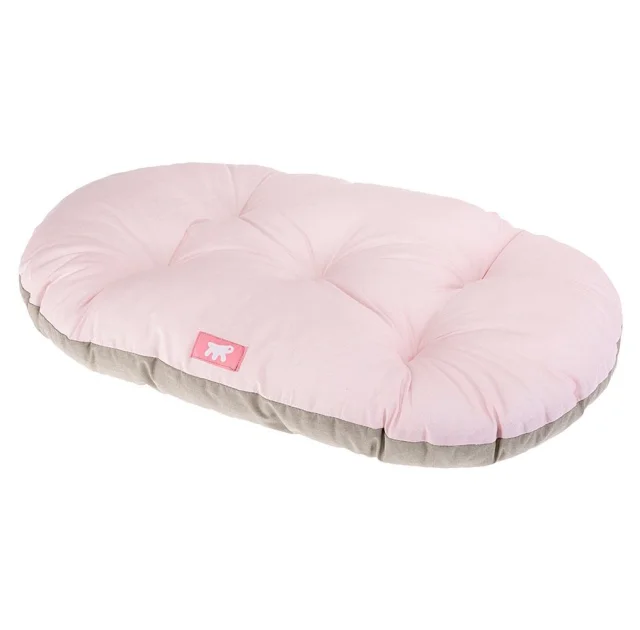 Подушка-підстилка Ferplast Relax 65/6 Pink-Grey-Blue для котів і собак, 65×42 см