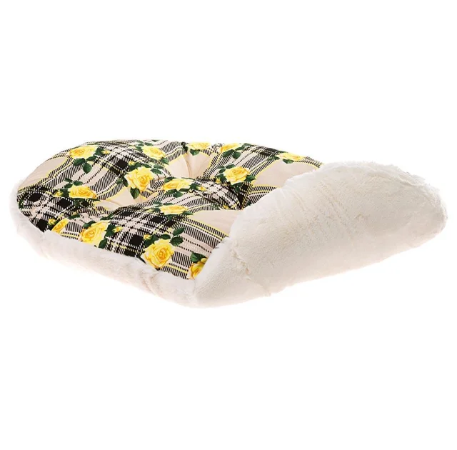 Подушка-подстилка Ferplast Relax 78/8 Rose для кошек и собак, из хлопка, 78×50 см