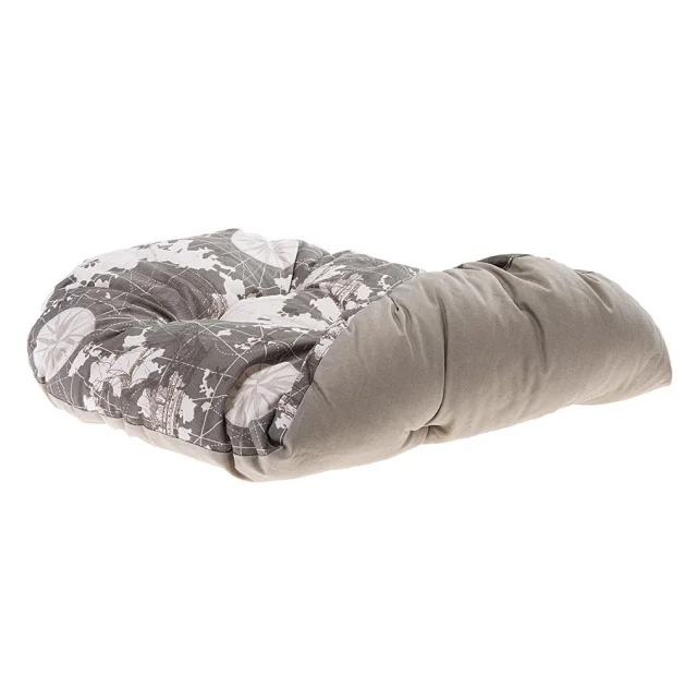 Мягкий лежак Ferplast Dandy C 55 Map Blue-Grey для собак и кошек, 55×41×15 см