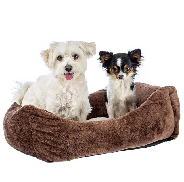 Диван Ferplast Coccolo 50 Soft Bedding Brown для котів і собак, 55×45×20 см