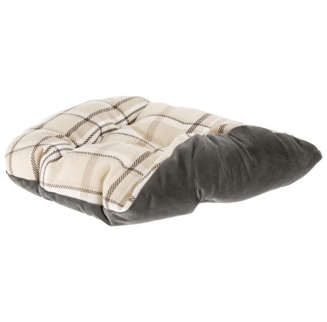 Лежак с двусторонней подушкой Ferplast Charles 50 Bedding Brown для кошек и собак, 45×35×17 см