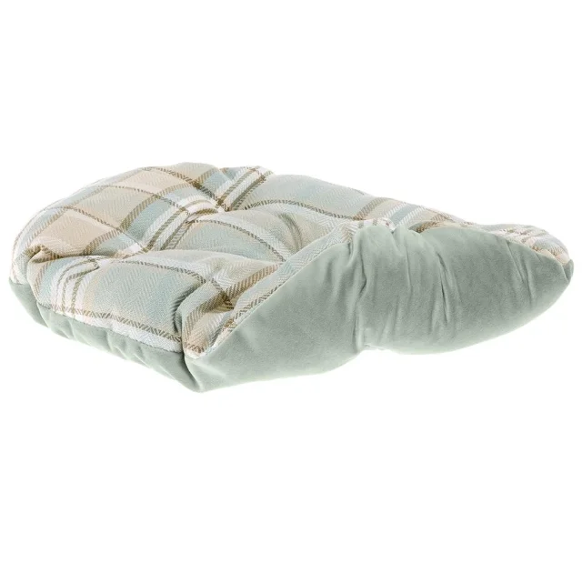 Лежак с двусторонней подушкой Ferplast Charles 70 Bedding Green для кошек и собак, 68×47×25 см