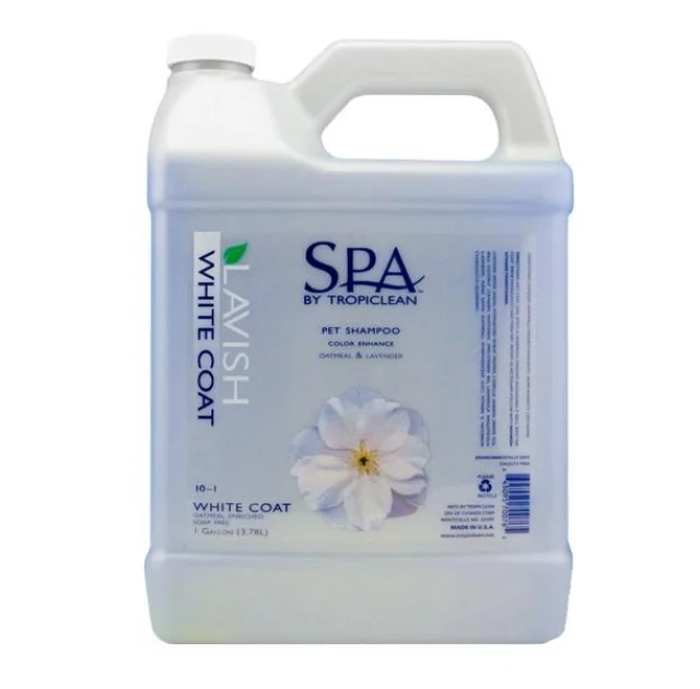 Шампунь Tropiclean White Coat 1:10 для светлой шерсти,  3.78 л