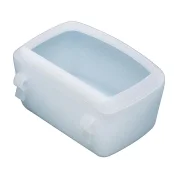 Ferplast Clip 5708 Small пластиковая кормушка для кошек и собак, 12x8,8x5,4 см