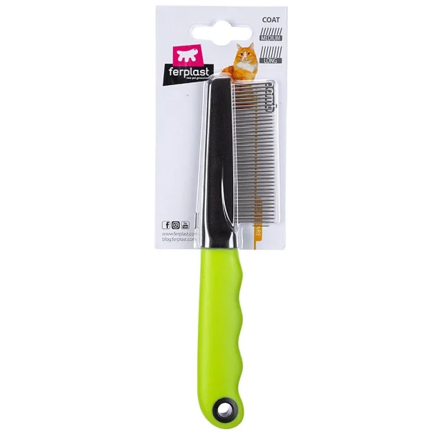 Ferplast GRO 5792 двусторонняя расческа для кошек